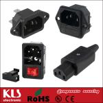 AC power socket connectors & AC power plug connectors